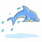 Happy Blue Dolphin